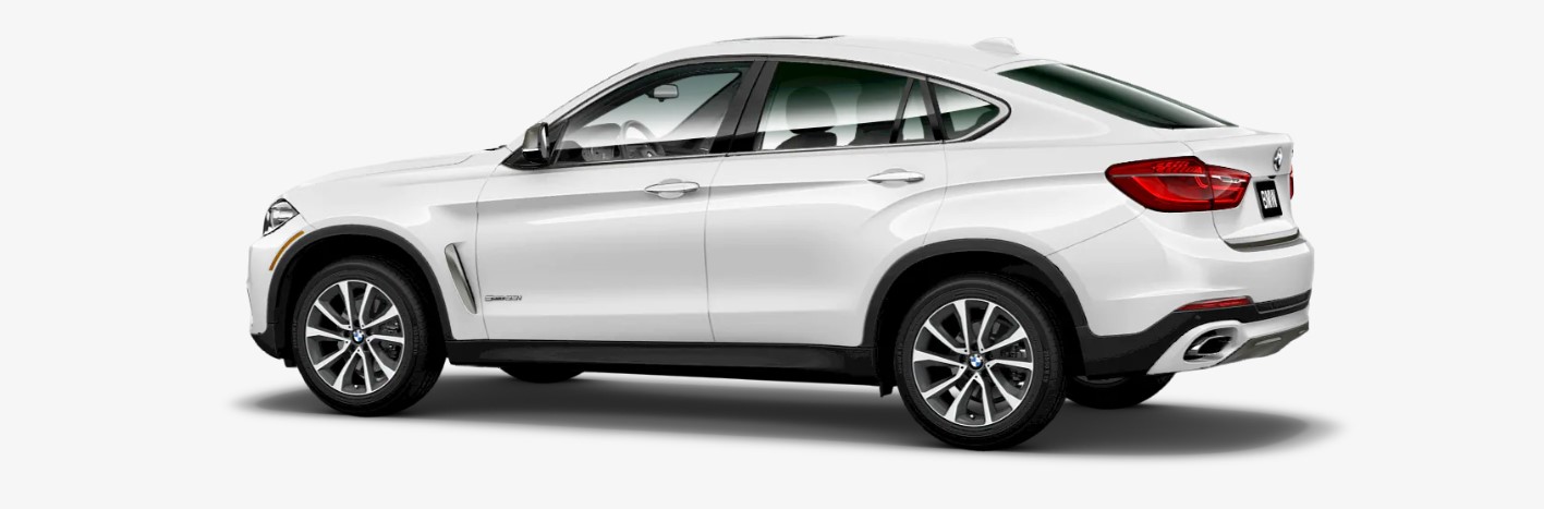 2018 BMW X6 sDrive35i Rear White Exterior 2018 BMW X6 sDrive35i Rear White Exterior